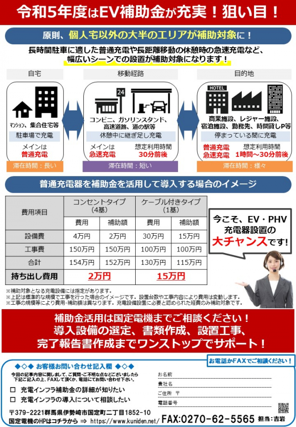 省エネeco通信2023年2月号　 充電インフラ補助金