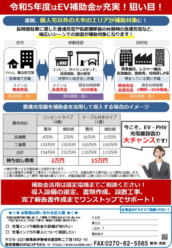 省エネeco通信2023年2月号　 充電インフラ補助金